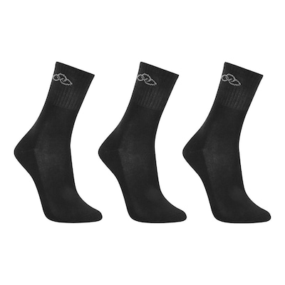 Kit Meias Cano Médio Olympikus com 3 Pares - Adulto - Foto 1