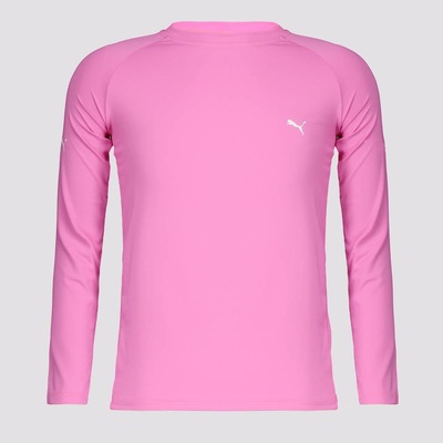 Camiseta Manga Longa Puma Uv50+ - Infantil - Foto 1