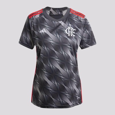 Camisa adidas Flamengo III 2024 - Feminina - Foto 1