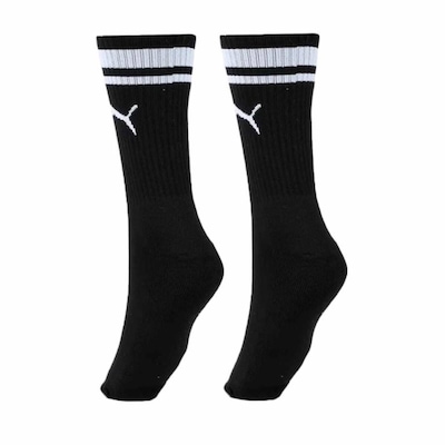 Kit 2 Pares de Meia Puma Cano Alto Longo - Adulto - Foto 3