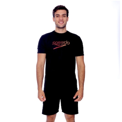 Camiseta Speedo 3D Degradê - Masculina - Foto 1