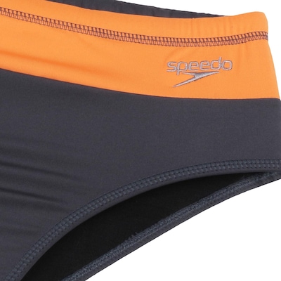 Sunga Boxer Speedo Tradicional Color Block - Infantil - Foto 4