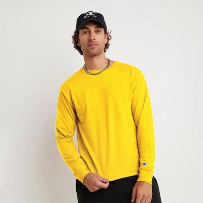 Camiseta Manga Longa Champion Brasil C Life Ml Blank - Masculina - Foto 1