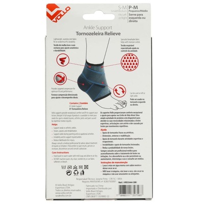 Tornozeleira Vollo Relieve com Compressão Direcionada - Foto 6