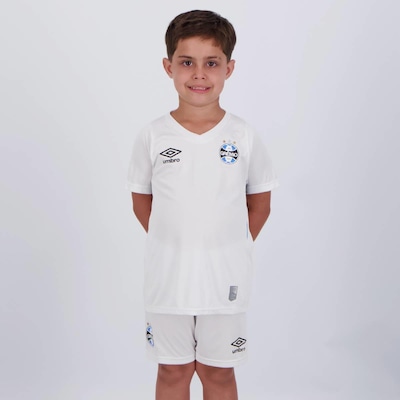 Kit Infantil Umbro Grêmio II 2024 com Camisa + Shorts - Foto 1