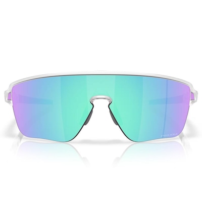 Óculos de Sol Oakley Corridor Sq Matte Clear Prizm Sapphire - Unissex - Foto 3
