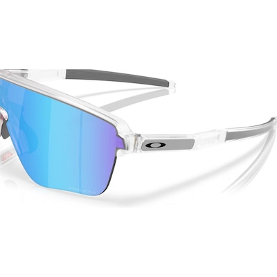 Óculos de Sol Oakley Corridor Sq Matte Clear Prizm Sapphire - Unissex - Foto 4