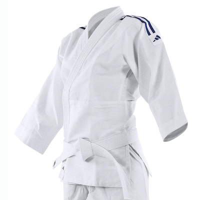 KIMONO INFANTIL JUDO JIU-JITSU ADIDAS EVOLUTION J200E-NL BRANCO - Foto 3
