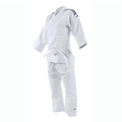 KIMONO INFANTIL JUDO JIU-JITSU ADIDAS EVOLUTION J200E-NL BRANCO - Foto 1