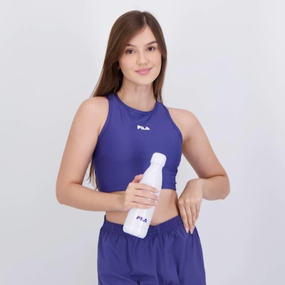 Top Fitness Fila Train Long Elastic - Feminino - Foto 5