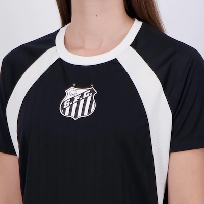 Camisa Santos Var Feminina Preta - Foto 5