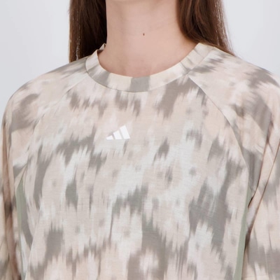Camiseta adidas Aop Treino Flower Feminina - Foto 5