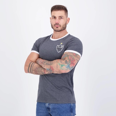 Camisa Atlético Mineiro Bucolic Cinza Mescla - Foto 3