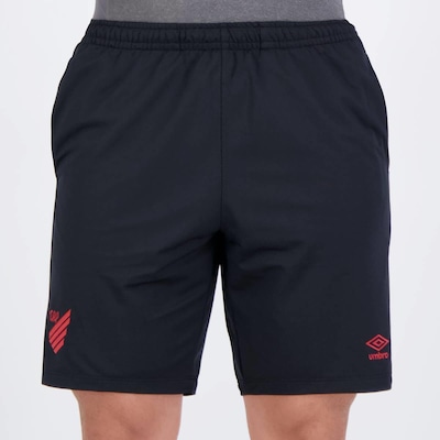 Bermuda Athletico Paranaense Umbro Viagem 2024 - Masculina - Foto 1