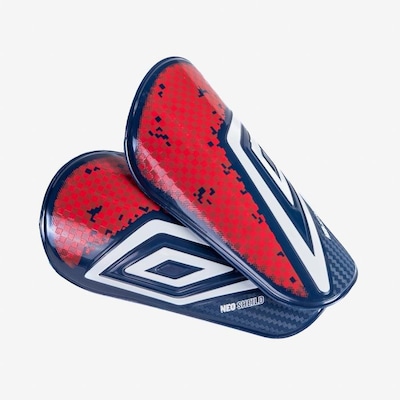 Caneleira Umbro Neo Shield Guard W/ Sleeve - Adulto - Foto 4