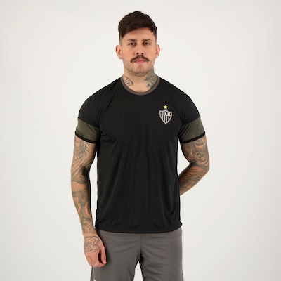 Camisa Atlético Mineiro Deyverson 9 Almaz Preta - Foto 2
