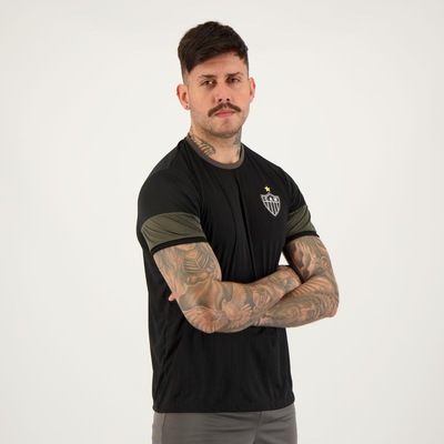 Camisa Atlético Mineiro Deyverson 9 Almaz Preta - Foto 3