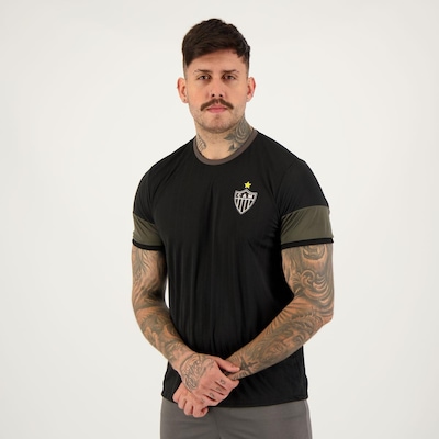 Camisa Atlético Mineiro Deyverson 9 Almaz Preta - Foto 4