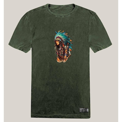 Camiseta Estonada Masculina Prime Wss Tribal Essence - Foto 1
