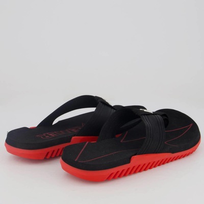 Chinelo Kenner NK6 Pro Preto e Vermelho - Foto 4