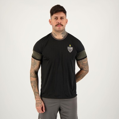 Camisa Atlético Mineiro Paulinho 10 Almaz Preta - Foto 2