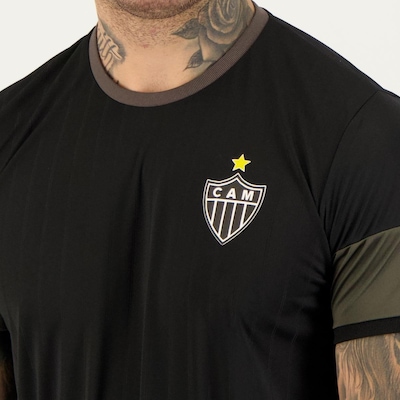 Camisa Atlético Mineiro Paulinho 10 Almaz Preta - Foto 5
