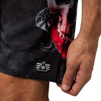 Bermuda Água Okdok Boardshorts Skull and Snaker - Masculina - Foto 4