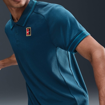 Camisa Polo Nikecourt Heritage - Masculina - Foto 3