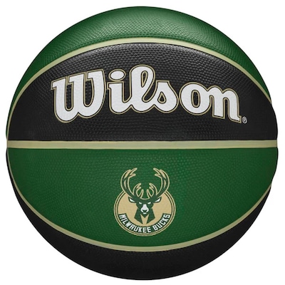 Bola De Basquete Wilson Nba Team Tribute Milwaukee Bucks - Foto 2