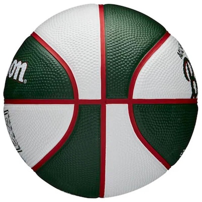 Bola De Basquete Wilson Nba Team Retro Mini Milwaukee Bucks #3 - Foto 3