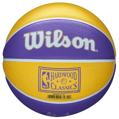 Mini Bola de Basquete Wilson Nba Team Retro La Lakers #3 - Foto 2