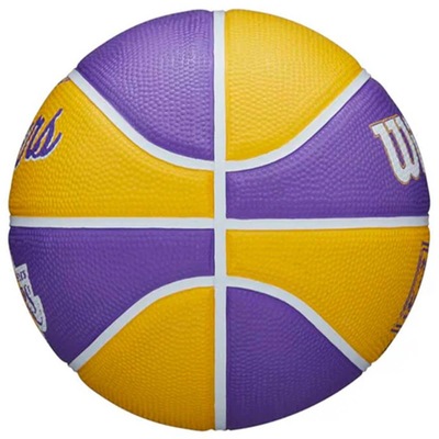 Mini Bola de Basquete Wilson Nba Team Retro La Lakers #3 - Foto 4