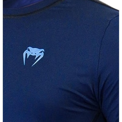 Camiseta Manga Longa Venum Drygear Basic Navy - Masculina - Foto 4