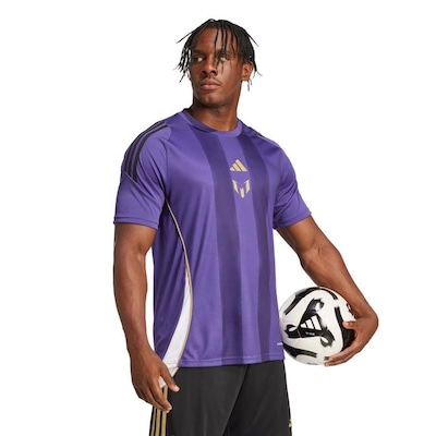 Camiseta adidas M/C Tiro Messi Masculina - Foto 5