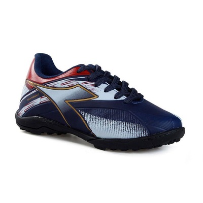 Chuteira Diadora Unissex Mondiale II X Infantil Society Marinho - Diadora - Foto 4