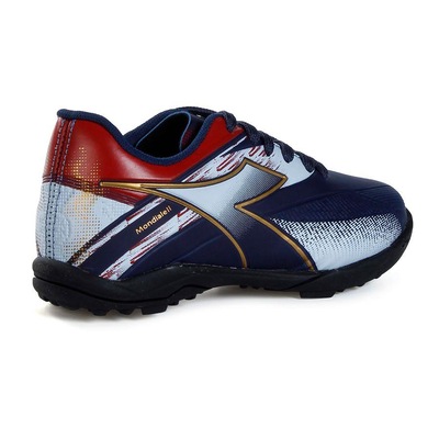 Chuteira Diadora Unissex Mondiale II X Infantil Society Marinho - Diadora - Foto 5