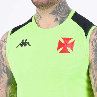 Camiseta Regata Kappa Vasco Treino 2024 Masculina - Foto 5