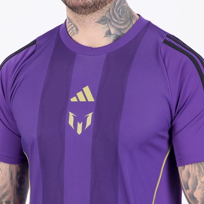 Camiseta adidas Tiro Messi Roxa - Foto 5