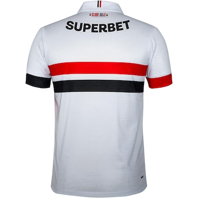 Camiseta New Balance São Paulo Torcedor C/P Home 24 - Masculina - Foto 3