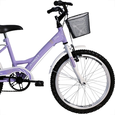 Bicicleta Athor Bliss Aro 20 com Cestinha - Infantil - Foto 2