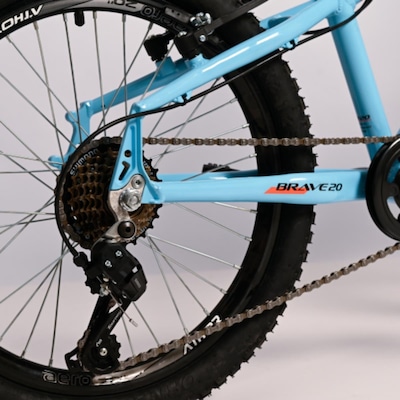 Bicicleta Athor Aro 20 Brave Series Shimano Tourney 7 Velocidades - Infantil - Foto 4
