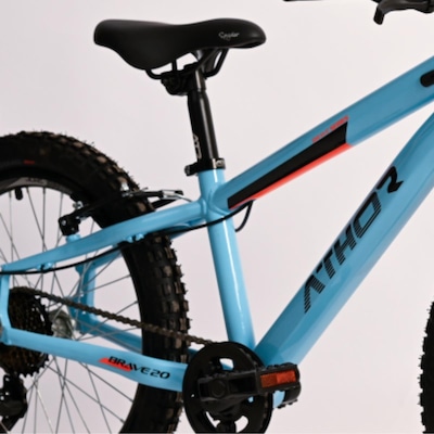 Bicicleta Athor Aro 20 Brave Series Shimano Tourney 7 Velocidades - Infantil - Foto 6