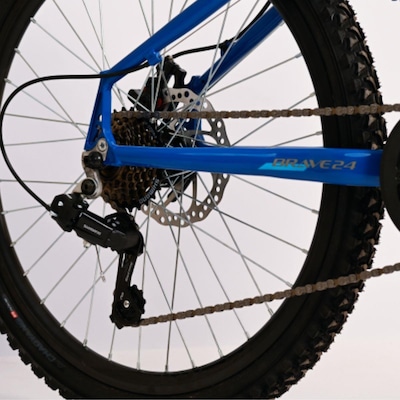 Bicicleta Athor Aro 24 Brave Series Aluminio Shimano 7Vel. - Infantil - Foto 6