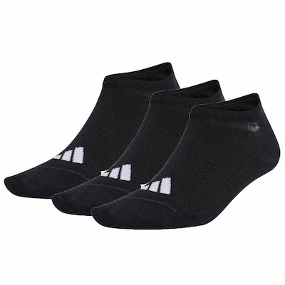 Kit Meias adidas No Show com 3 Pares Adulto - Foto 1
