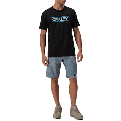Camiseta Masculina Oakley B1B Strap Blackout - OAKLEY - Masculino - Foto 3