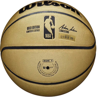 Bola de Basquete Wilson Nba Alliance Autograph Gold Edition - Foto 6