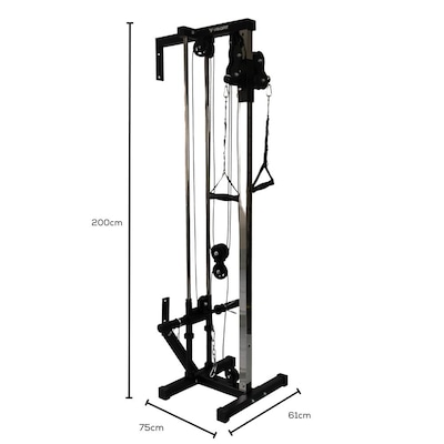 Mono Cross Over Yangfit Academia Fixo Parede com Polia Dupla - Foto 3