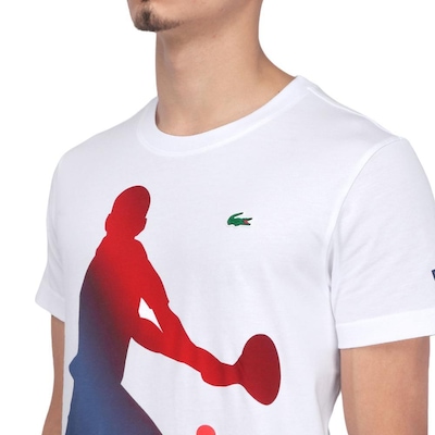 Kit Camiseta Lacoste Sport Novak Djokovic + Boné - Masculina - Foto 3
