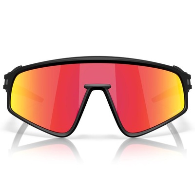 Óculos de Sol Unissex Oakley Latch Panel Matte Black Prizm Ruby - Foto 3