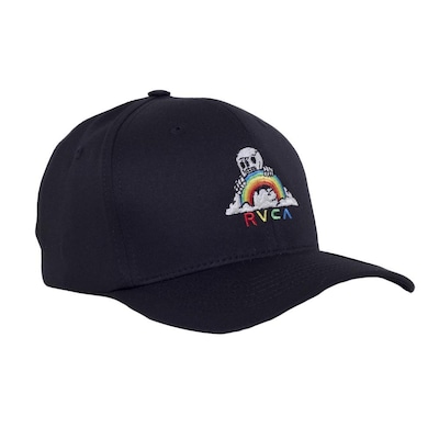 Boné Aba Curva Rvca Rainbow Skull Sm25 - Strapback - Adulto - Foto 1